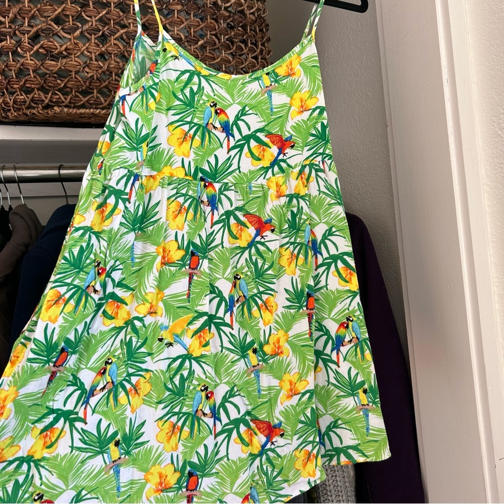 American Apparel💚tropical babydoll dress